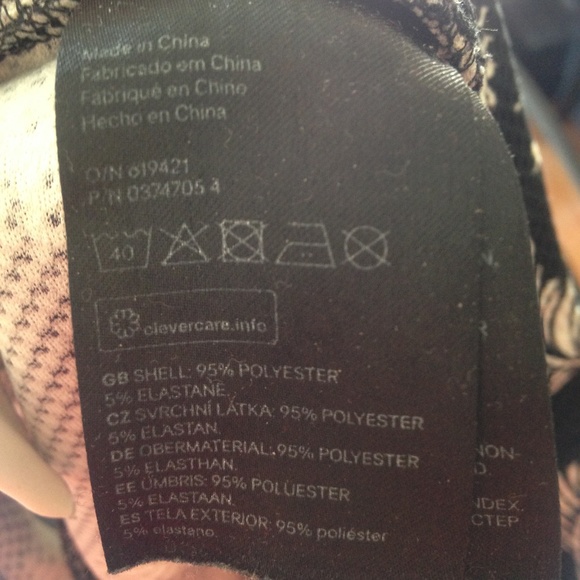 H&M Short Skirt Black Patterned - Picture 5 of 5